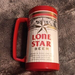 Rare Lone Star Beer Red Mug